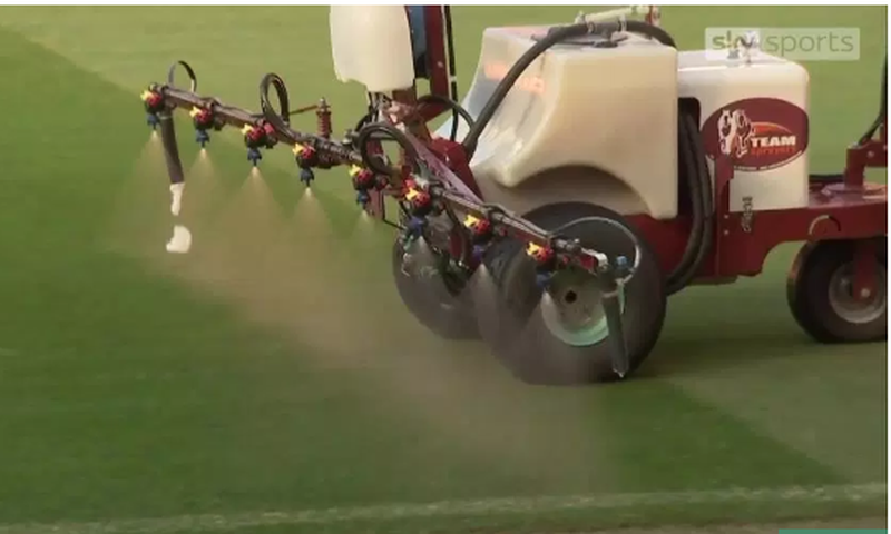 Man Utd spray garlic on Old Trafford pitch before Liverpool clash