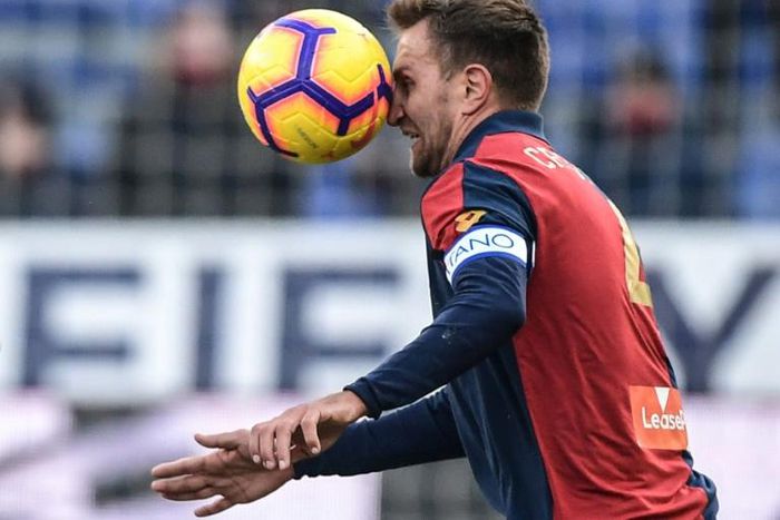 Genoa captain Domenico Criscito snatched a 2-1 win over Lazio