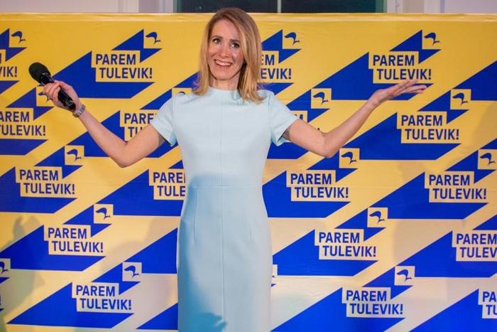 Kaja Kallas wooed voters with business-friendly promises to cut taxes and unemployment insurance premiums to aid job creation 