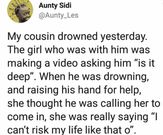 Man drowns while ‘girlfriend’ films it