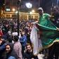 Algerians demonstrate in the capital Algiers early on March 4, 2019 against ailing President Abdelaziz Bouteflika's bid for a fifth term after he promised to quit early if re-elected