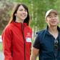 Amazon founder Jeff Bezos (R) and his wife, MacKenzie Bezos, have finalized their divorce