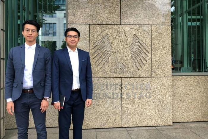 Hong Kong Chief Executive Carrie Lam slammed Germany's decision to grant asylum to Ray Wong and Alan Li