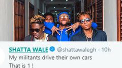 Shatta Wale and the Militants