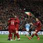 Fast forward: Liverpool's Guinean midfielder Naby Keita celebrates after his quickfire opening goal
