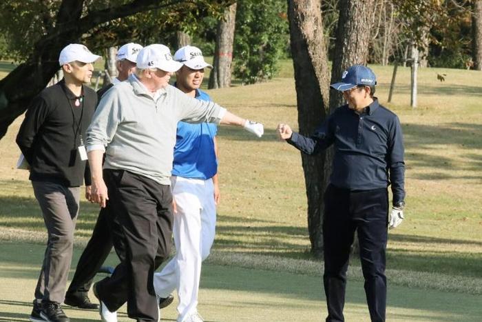 The relationship between Donald Trump and Shinzo Abe has been hailed as 'unprecedented' by Japanese and US officials
