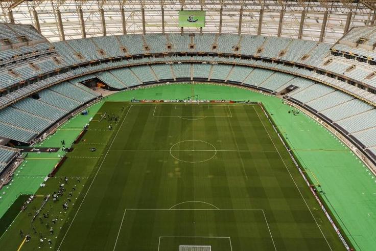 The Olympic Stadium in Baku - Azerbaijan's capital has proven to be a controversial choice of venue for the Europa League final between Chelsea and Arsenal