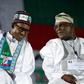 Former military ruler and incumbent Muhammadu Buhari (L) faces off against main rival and former vice president Atiku Abubakar in next week's election