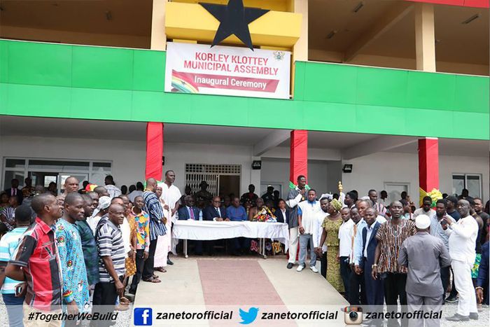 Korley Klottey Municipal Assembly inaugurated