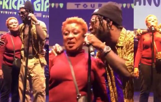 Burna Boy and Mama Burna