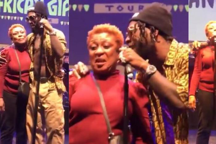 Burna Boy and Mama Burna