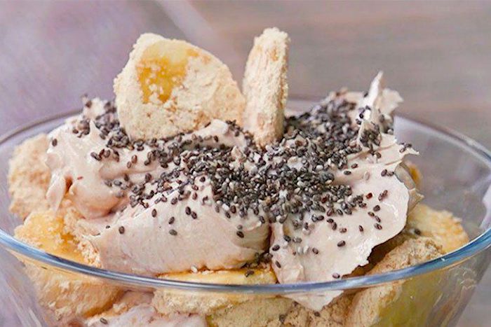 Chocolate Peanut Butter Parfait For Breakfast