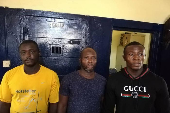 Dauda Ibrahim alias Wayo, 40, Abdul Ganiu, 37, and Samuel Agyin alias Rock, 32, turned themselves in to the regional police on Thursday [February 28, 2019].