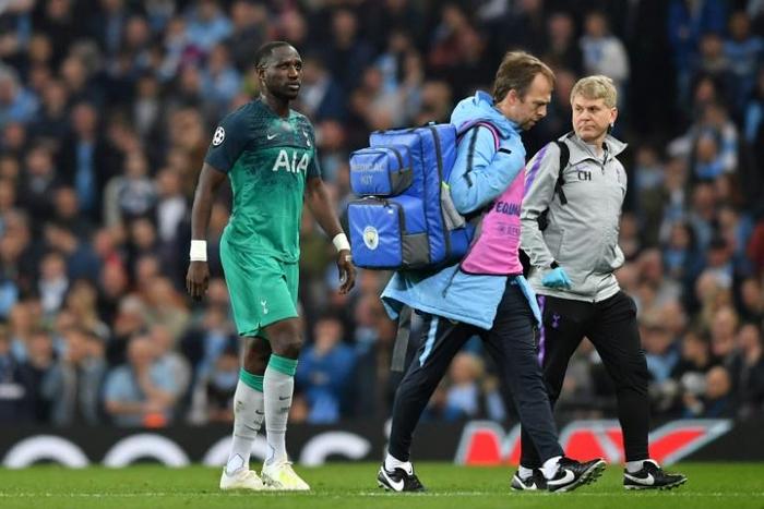 Injured - Tottenham midfielder Moussa Sissoko