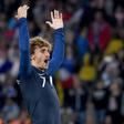 France's forward Antoine Griezmann celebrates after scoring a goal during the friendly match France against Bolivia at La Beaujoire stadium in Nantes, Western France on June 2, 2019.