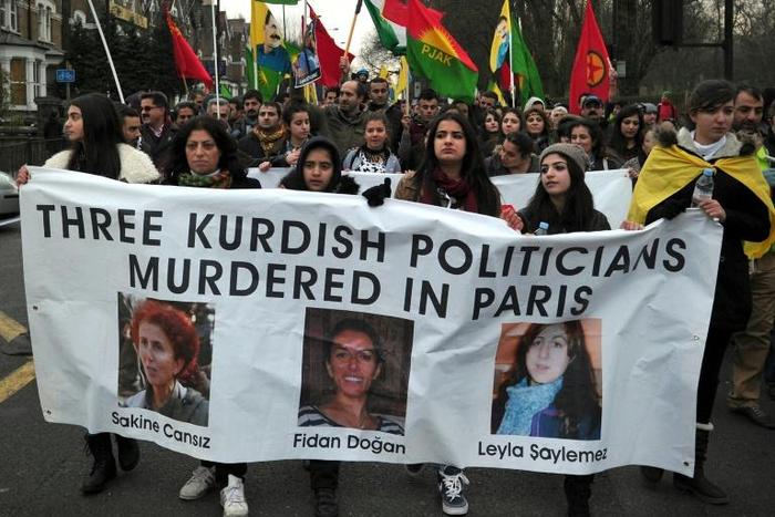 Kurds in a number of countries have called for justice for the three assassinated activists