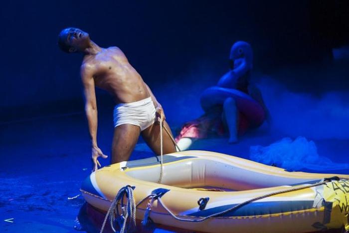 Colombian dancer Fernando Rodriguez Montano channels the experience of African migrants in the comic opera "Baroque Trip" at the Colon Theater in Bogota: Montano fled poverty himself to become a star at the Royal Ballet in London.