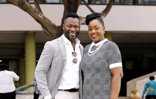 Adjetey Annang and Wife, Elom Annang