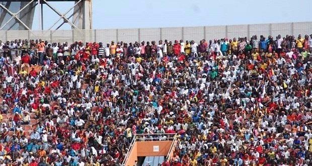 The Accra sports stadium was packed with cheering fans of both Hearts and Kotoko