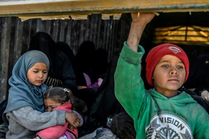 Many children have been among the thousands evacuated from the last speck of the Islamic State group's dying "caliphate" in Syria and Kurdish-led forces are hoping to complete evacuations before launching a long-awaited assault
