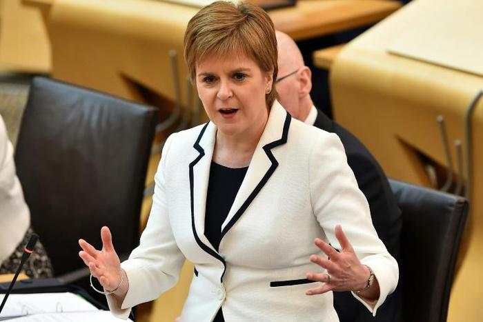 Nicola Sturgeon says Scots should have the option to stay in the European Union as a separate nation and has told Scottish lawmakers she will push for a second independence referendum -- even if the party is not wholly united on the issue
