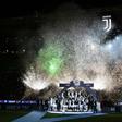 Juventus celebrate winning an eighth consecutive Scudetto