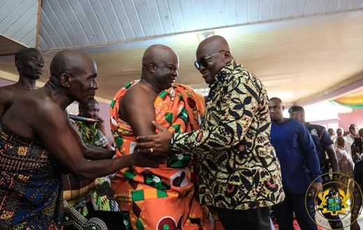Sefwi Wiawso Paramount Chief withNana Addo