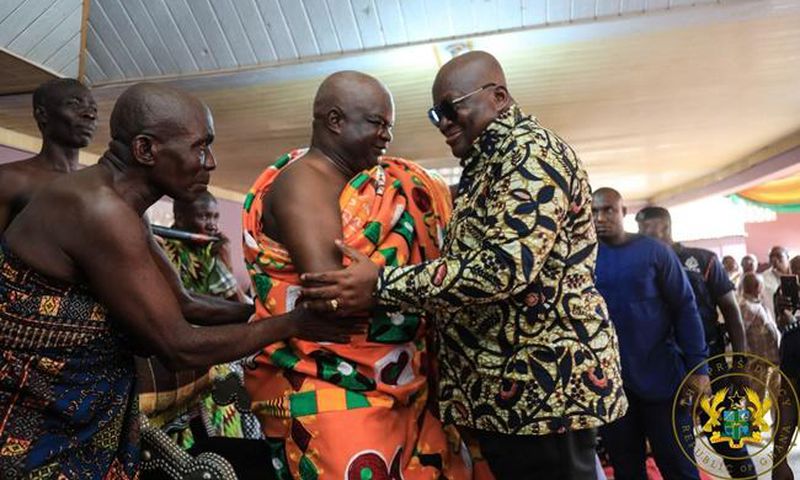 Sefwi Wiawso Paramount Chief withNana Addo