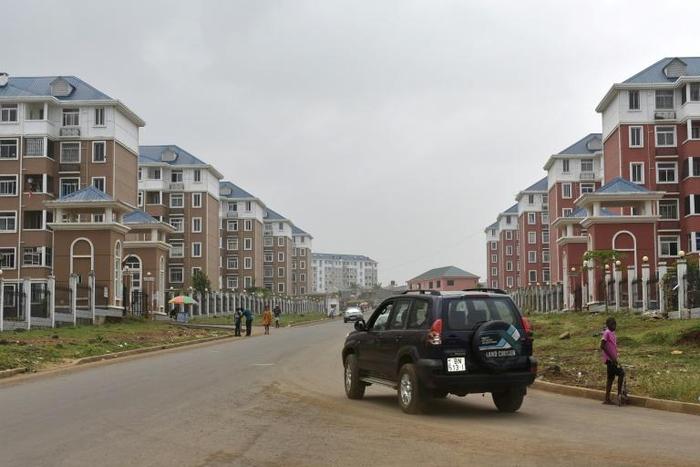 Public housing built in a district of Equatorial Guinea's capital Malabo after the country came into oil wealth