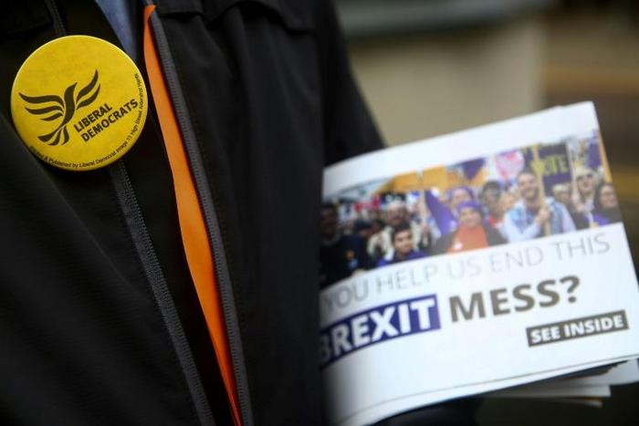 In the upcoming European parliamentary elections, Britain's centrist Liberal Democrats are hoping to maintain an impressive surge in support