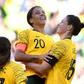 Sam Kerr (centre) will captain an experienced Australia squad at the Women's World Cup