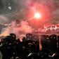 Indonesian riot police fire tear gas at protesters demonstrating against the re-election of Indonesian president Joko Widodo. Authorities say they uncovered an assassination plot that could have been libnked to the riots