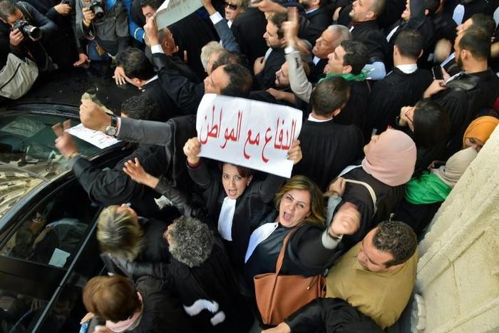 Algerians, including lawyers, have been protesting against ailing President Abdelaziz Bouteflika's bid for a fifth term