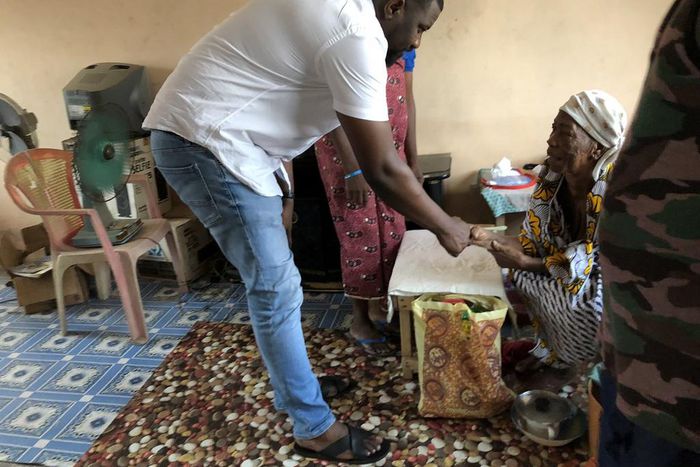 John Dumelo celebrated his 35th birthday with widows