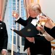Prince Charles did most of the talking in a 15-minute meeting that ballooned into 90 minutes, President Trump said