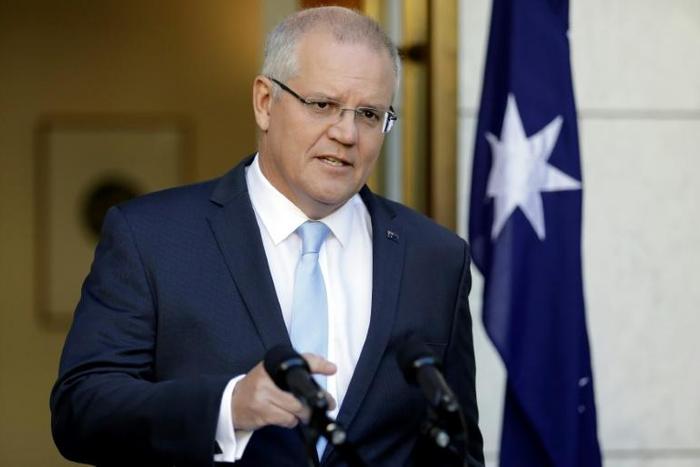 Australia's Prime Minister Scott Morrison used an incident when an egg was thrown at him to attack his political detractors saying "We will stand up to thuggery"