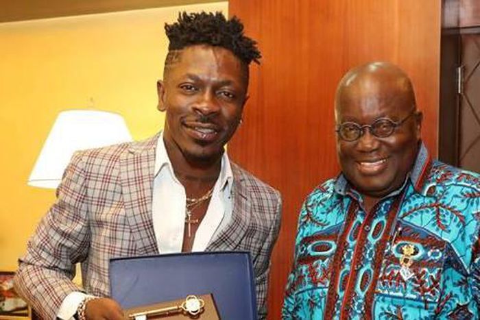 Shatta Wale and Akufu Addo