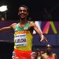 Ethiopia's Yomif Kejelcha, shown winning last year's world indoor 3,000m title, won the mile Saturday at the Millrose Games with the second-fastest time in history, .01 off a world record