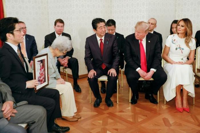 Donald Trump told the families of people abducted from North Korea that their loved ones were 'very much' on his mind