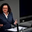 With the SPD polling below 20 percent, party chief Andrea Nahles has faced pressure from within party ranks
