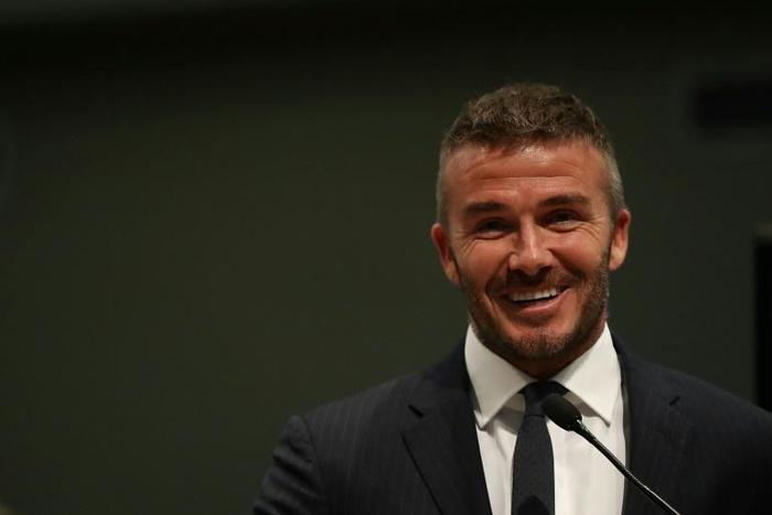 David Beckham attends a public hearing in Miami last year to discuss his new Major League Soccer franchise