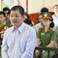 Le Quoc Binh in court during his trial in Binh Dinh province