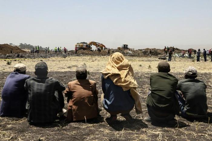 The Ethiopian Airlines plane crashed shortly after takeoff from Addis Ababa on Sunday