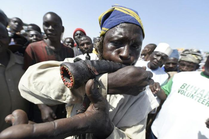 Voters have to choose between 73 presidential candidates but the winner will almost certainly be one of two political veterans -- the incumbent Muhammadu Buhari or Atiku Abubakar