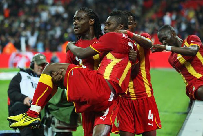 Derek Boateng and Asamoah Gyan