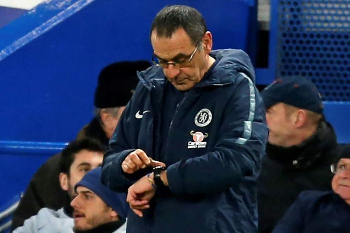 Time may be up for Chelsea manager Maurizio Sarri if he loses Sunday's League Cup final