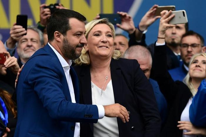 Italian Interior Minister Matteo Salvini of the anti-immigrant League and Marine Le Pen of France's far-right Rassemblement National (RN) want their Europe of Nations and Freedom (ENF) group to become the third largest in Brussels