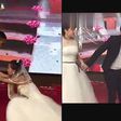Groom’s ex-lover wears gown, storms his wedding to cry for forgiveness, saying “it was my fault” (video)