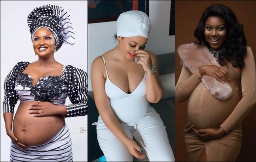 Ghanaian celebs baby bump