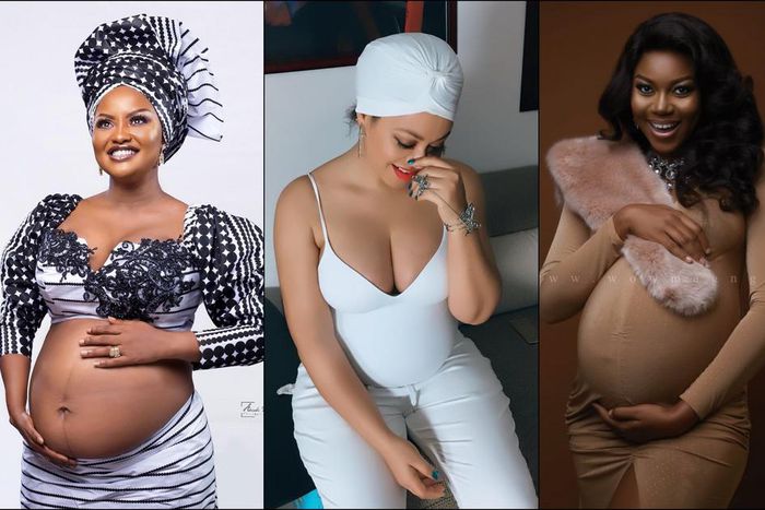 Ghanaian celebs baby bump